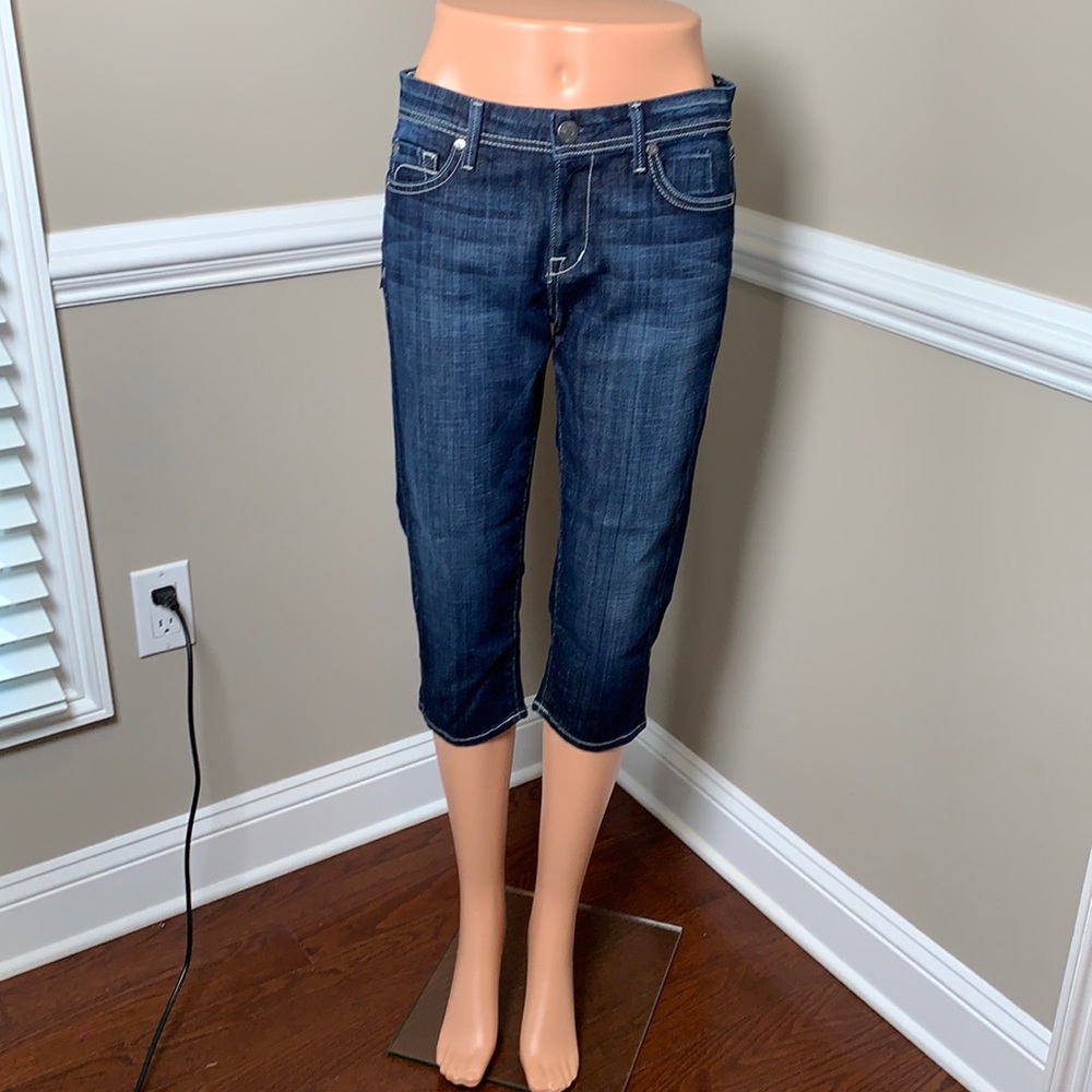 Fidelity denim cropped “Stevie” jean